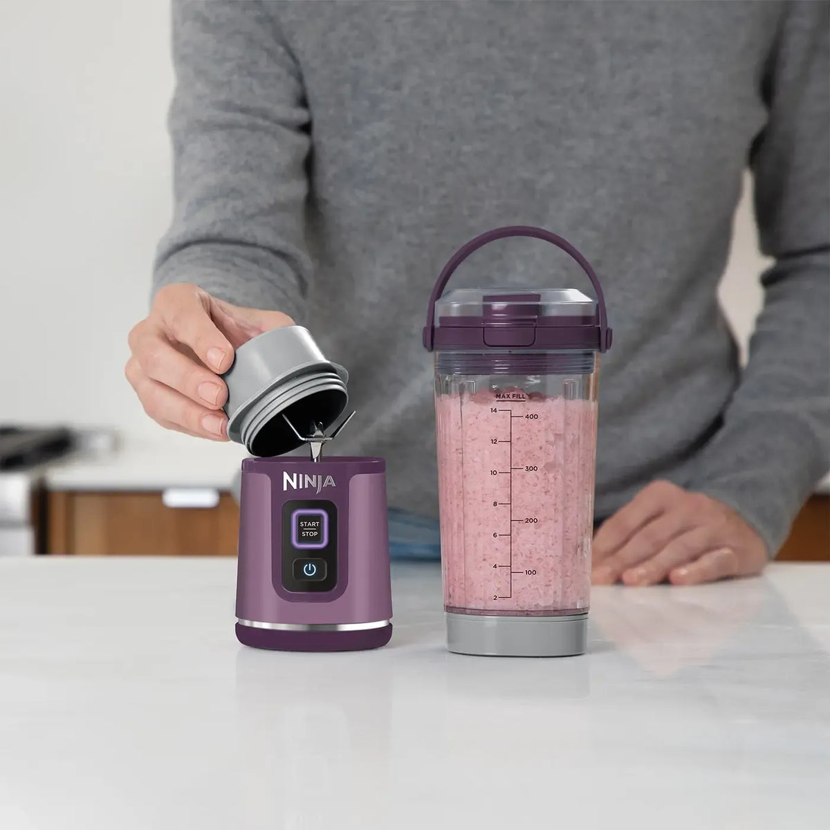 Cordless Portable Blender – 530ml Rechargeable for Smoothies & Shakes