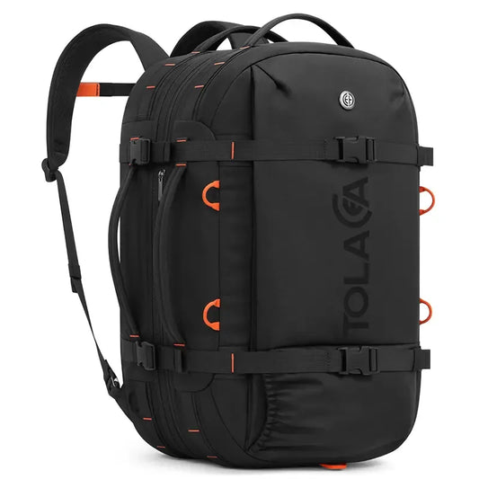 Expandable Travel Backpack 40L-50L – Laptop, Wet-Dry Compartment, Carry-On