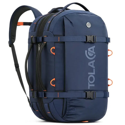 Expandable Travel Backpack 40L-50L – Laptop, Wet-Dry Compartment, Carry-On