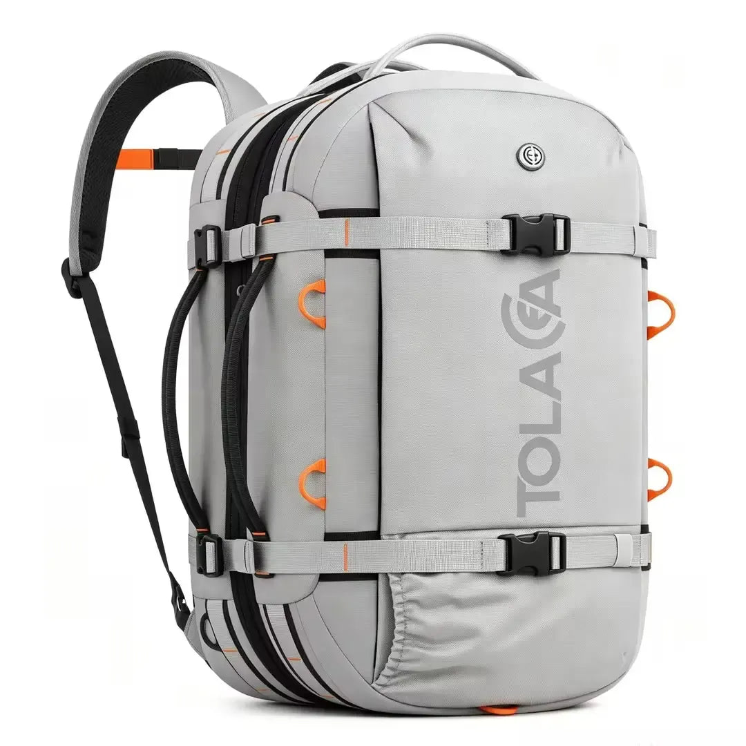 Expandable Travel Backpack 40L-50L – Laptop, Wet-Dry Compartment, Carry-On
