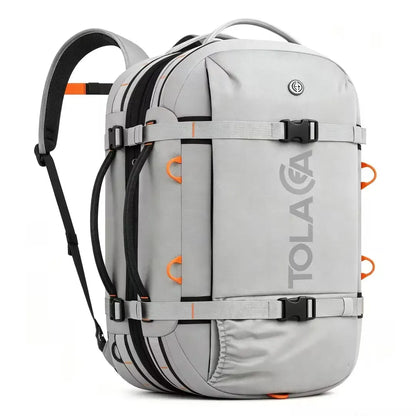 Expandable Travel Backpack 40L-50L – Laptop, Wet-Dry Compartment, Carry-On